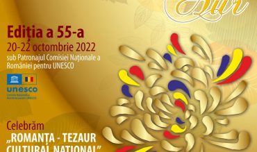 Ediția cu numărul 55, 20-22 oct. 2022, a Festivalului „Crizantema de Aur”, văzută de mass-media